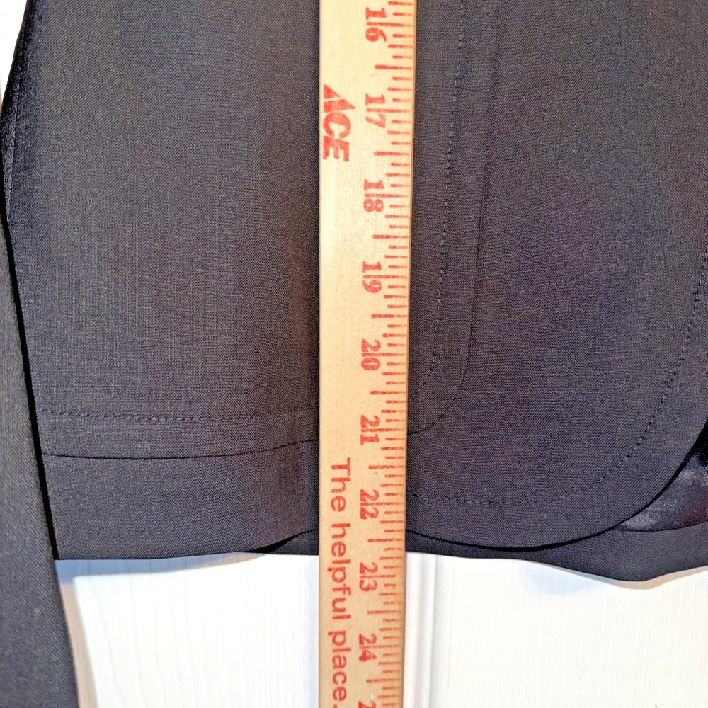 Theory Blazer 10 Charcoal Relleo Tailor Structured Workwear Office Minimalist - Picture 10 of 12
